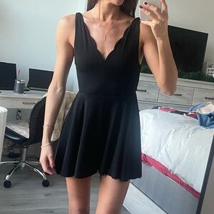 Black Romper Dress